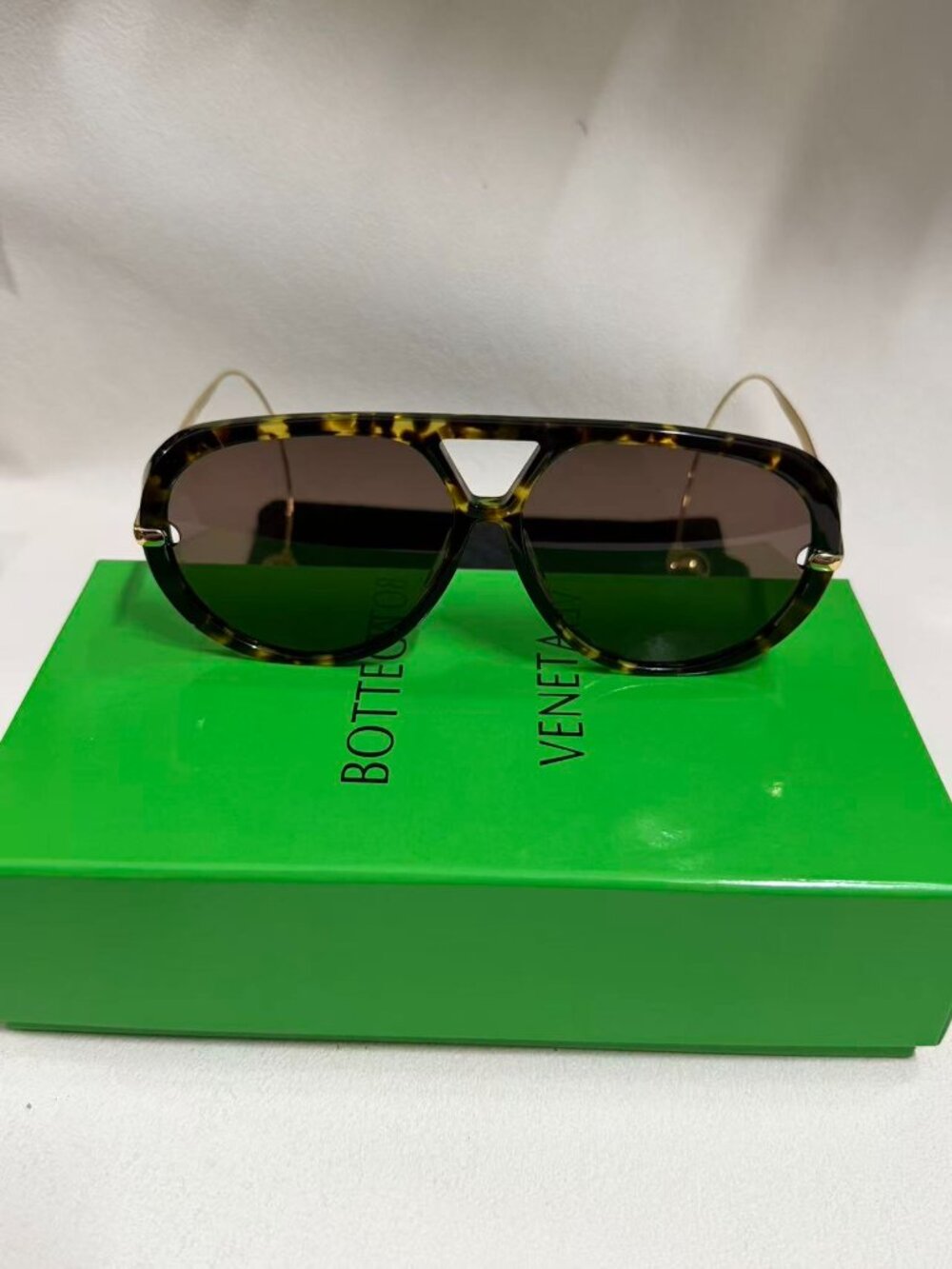 Bottega Veneta BV1273 Sunglasses Women Tortoiseshell Brown Len 63mm UV400 Luxury
